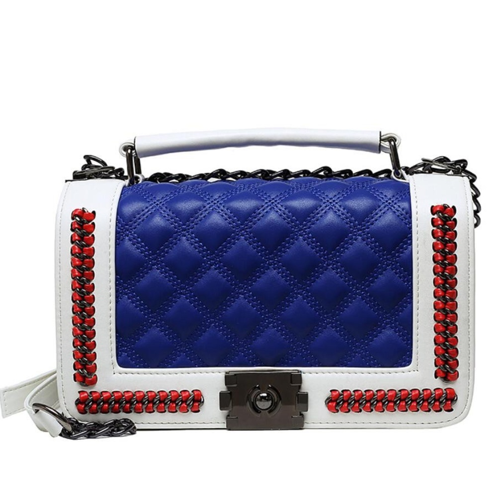 Fashion Shoulder Bag Rhombus Handbag